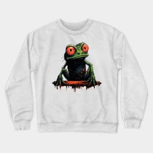 Creepy Frog Crewneck Sweatshirt